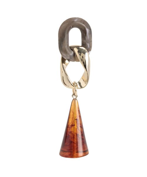 MURUA（ムルーア）の「パイソンアシンメトリーピアス（ピアス（両耳用）・レディース・シルバー/ゴールド・FREE）」の5枚目の写真