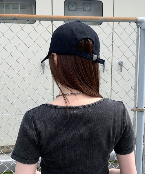 non-hedge(ノンヘッジ)の「前身レースアップクロップド丈トップス(Tシャツ/カットソー・レディース・オフホワイト/チャコールグレー/ブラック・FREE)」の10枚目の写真