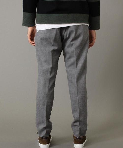 BEAUTY&YOUTH UNITED ARROWS（ビューティーアンドユースユナイテッドアローズ）の「BY ∴ テックフラノ 1プリーツ ワイド テーパードパンツ ◆（スラックス・メンズ・グレー/ネイビー・MEDIUM/X-LARGE/SMALL/LARGE）」の6枚目の写真