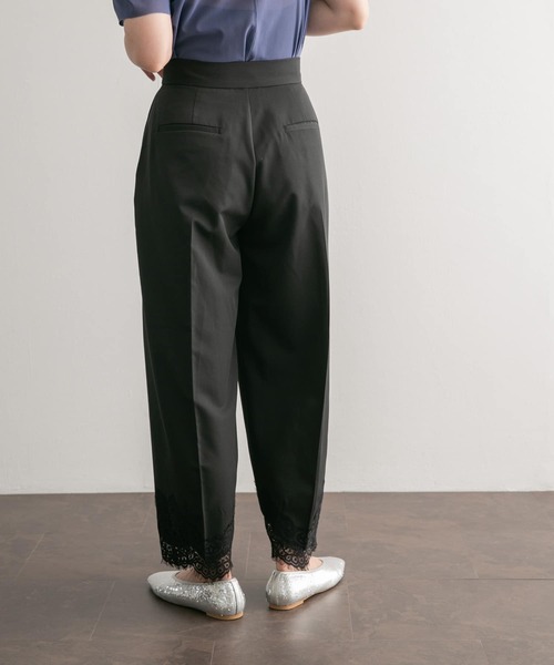 セール】レースヘムクロップドパンツ（その他パンツ）｜KBF