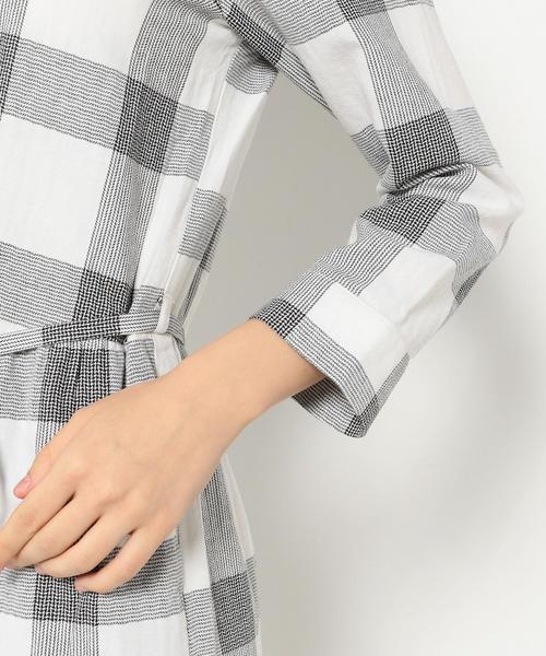 KIIRA（キーラ）の「KiiRAチェックレースアップワンピース/BCKiiRA CHK LACE-UP OP◆（ワンピース・レディース・ホワイト/レッド・フリー）」の7枚目の写真