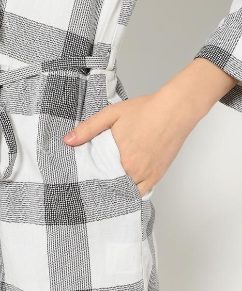 KIIRA（キーラ）の「KiiRAチェックレースアップワンピース/BCKiiRA CHK LACE-UP OP◆（ワンピース・レディース・ホワイト/レッド・フリー）」の8枚目の写真