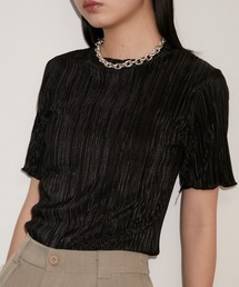 Aunt Marie's | ミニプリーツハーフスリーブトップス / 5色展開(Tシャツ/カットソー)