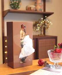 BEYOND COOL（ビヨンクール）の「「SPEXTRUM/スペクトラム」Flapper tissue Tissue UP Girl フラッパー・ティッシュボックス（インテリア雑貨）」