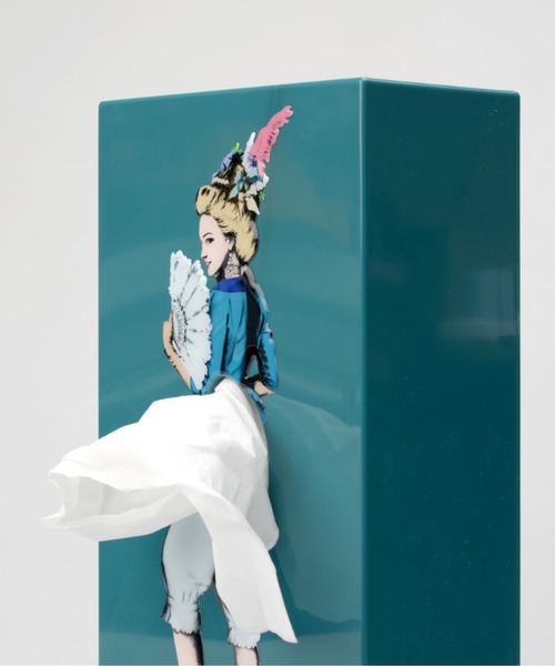「SPEXTRUM/スペクトラム」Flapper tissue Tissue UP Girl フラッパー・ティッシュボックス（インテリア雑貨）｜SPEXTRUM（スペクトラム）