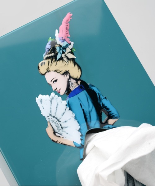 「SPEXTRUM/スペクトラム」Flapper tissue Tissue UP Girl フラッパー・ティッシュボックス（インテリア雑貨）｜SPEXTRUM（スペクトラム）