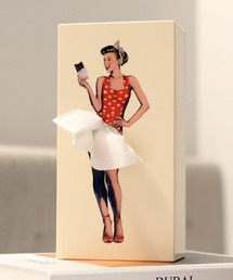 SPEXTRUM（スペクトラム）の「「SPEXTRUM/スペクトラム」Flapper tissue Tissue UP Girl フラッパー・ティッシュボックス（インテリア雑貨）」