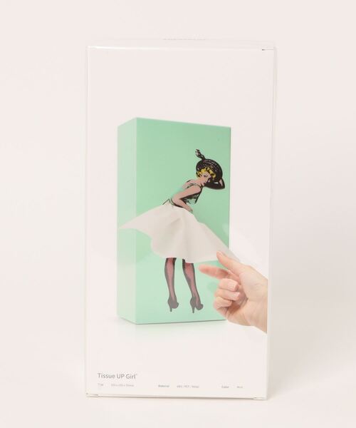 「SPEXTRUM/スペクトラム」Flapper tissue Tissue UP Girl フラッパー・ティッシュボックス（インテリア雑貨）｜SPEXTRUM（スペクトラム）