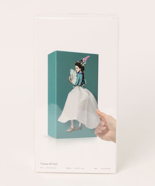 「SPEXTRUM/スペクトラム」Flapper tissue Tissue UP Girl フラッパー・ティッシュボックス（インテリア雑貨）｜SPEXTRUM（スペクトラム）