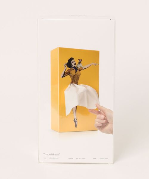 「SPEXTRUM/スペクトラム」Flapper tissue Tissue UP Girl フラッパー・ティッシュボックス（インテリア雑貨）｜SPEXTRUM（スペクトラム）