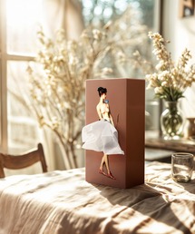 SPEXTRUM（スペクトラム）の「「SPEXTRUM/スペクトラム」Flapper tissue Tissue UP Girl フラッパー・ティッシュボックス（インテリア雑貨）」