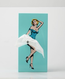 SPEXTRUM（スペクトラム）の「「SPEXTRUM/スペクトラム」Flapper tissue Tissue UP Girl フラッパー・ティッシュボックス（インテリア雑貨）」