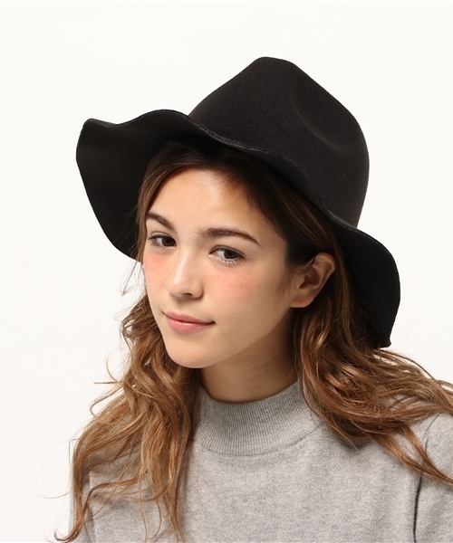 coen（コーエン）の「中折れソフトハット◆（ハット・レディース・ブラック/ネイビー/ベージュ・フリー）」の9枚目の写真