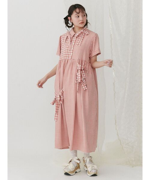 merry jenny（メリージェニー）の「リボンがいっぱいワンピース（ワンピース・レディース・ブラック/ライトブルー/レッド・FREE）」の11枚目の写真