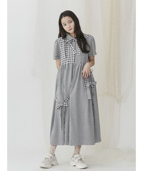 merry jenny（メリージェニー）の「リボンがいっぱいワンピース（ワンピース・レディース・ブラック/ライトブルー/レッド・FREE）」の15枚目の写真