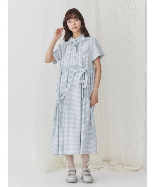 merry jenny（メリージェニー）の「リボンがいっぱいワンピース（ワンピース・レディース・ブラック/ライトブルー/レッド・FREE）」の20枚目の写真