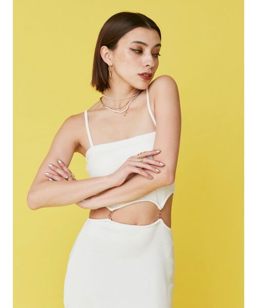 EVRIS（エヴリス）の「E MOTIF 3連ネックレス（ネックレス・レディース・ゴールド/シルバー・FREE）」の5枚目の写真