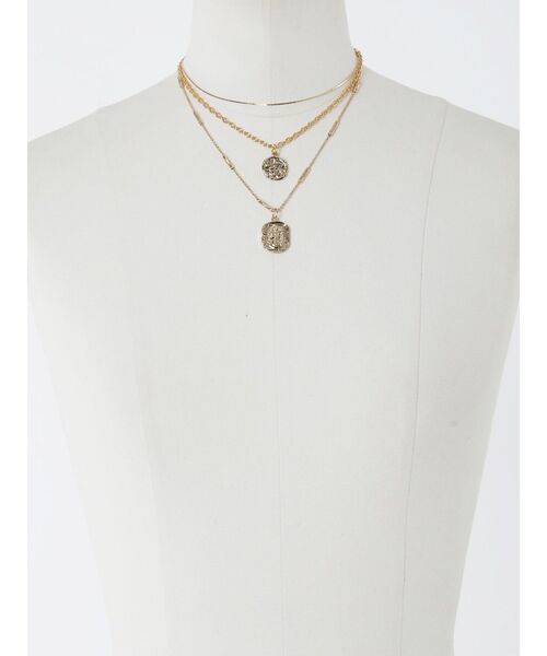 EVRIS（エヴリス）の「E MOTIF 3連ネックレス（ネックレス・レディース・ゴールド/シルバー・FREE）」の13枚目の写真