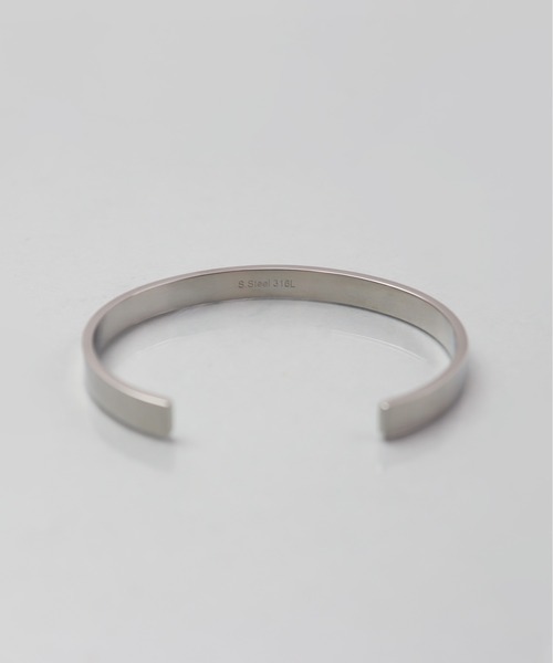 ieLS(イエルズ)の「金属アレルギー対応「ieLS」ステンレス プレーンバングル 6mm(バングル/リストバンド・レディース・シルバー・ONE SIZE)」の5枚目の写真