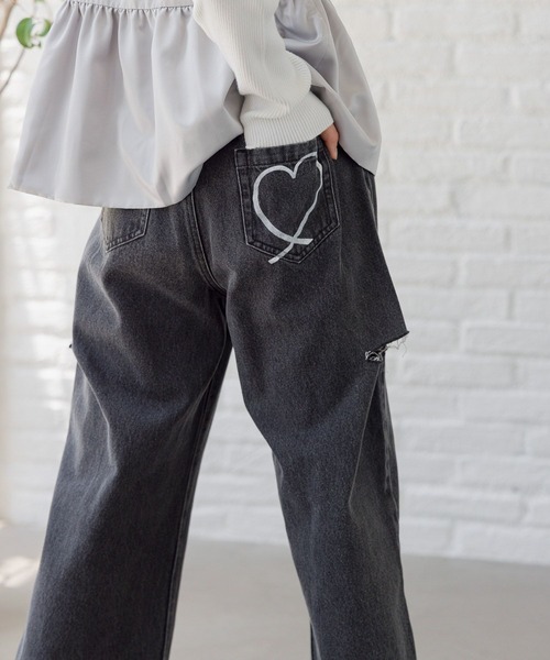 GLOBAL WORK（グローバルワーク）の「GOODデニムアソートパンツ/125078（デニムパンツ・キッズ・ブラック/ブルー系2/ブルー系5/ブルー系1・120cm/130cm/140cm/150cm/160cm）」の2枚目の写真