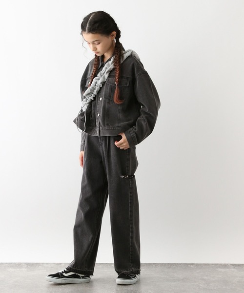 GLOBAL WORK（グローバルワーク）の「GOODデニムアソートパンツ/125078（デニムパンツ・キッズ・ブラック/ブルー系2/ブルー系5/ブルー系1・120cm/130cm/140cm/150cm/160cm）」の10枚目の写真