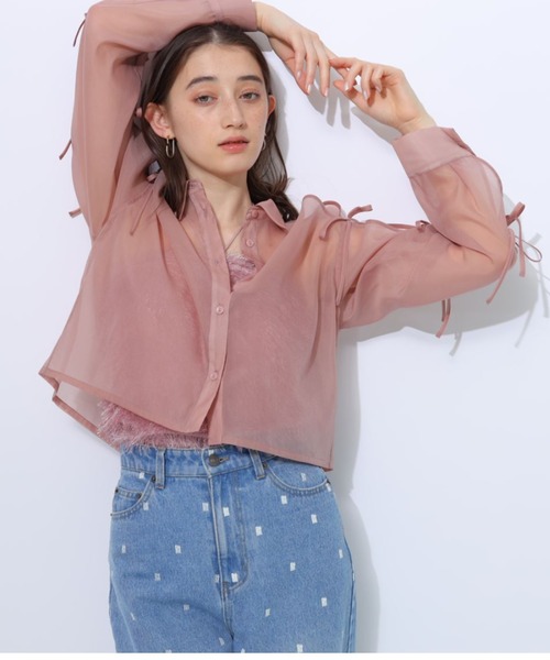 Rirandture - リランドチュール ★ スリット リボン シャツ Rirandture（リランドチュール）の「スリットリボンシャツ