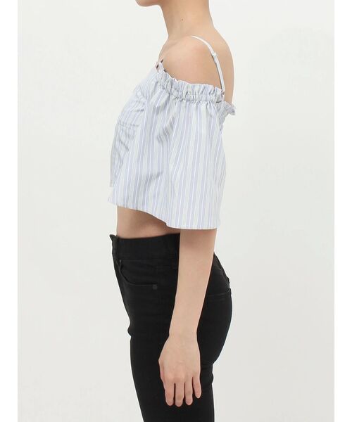 MURUA（ムルーア）の「オフショルクロップドブラウス（シャツ/ブラウス・レディース・ブラック/その他1/ホワイト・FREE）」の17枚目の写真