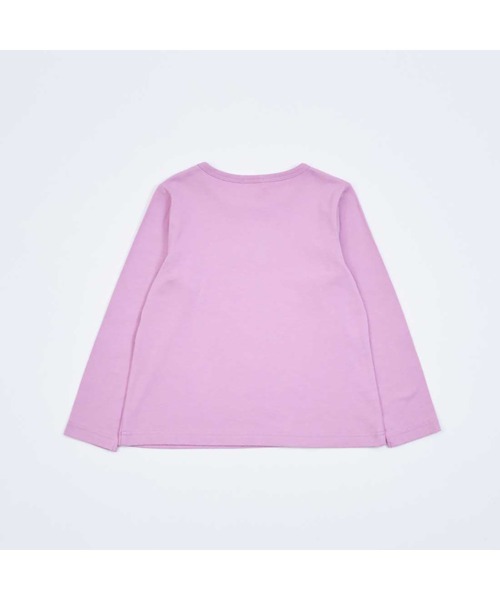 KP（ケーピー）の「うさぎチェックアップリケ長袖Tシャツ(80～140)（Tシャツ/カットソー・キッズ・パープル/オフホワイト・80ｃｍ/90cm/100cm/110cm/120cm/130cm/140cm）」の7枚目の写真
