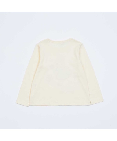 KP（ケーピー）の「うさぎチェックアップリケ長袖Tシャツ(80～140)（Tシャツ/カットソー・キッズ・パープル/オフホワイト・80ｃｍ/90cm/100cm/110cm/120cm/130cm/140cm）」の6枚目の写真