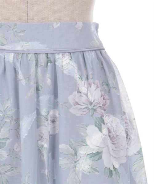 axes femme（アクシーズファム）の「花柄シアージャカードスカート（スカート・レディース・キナリ/ラベンダー/ミント・FREE）」の19枚目の写真
