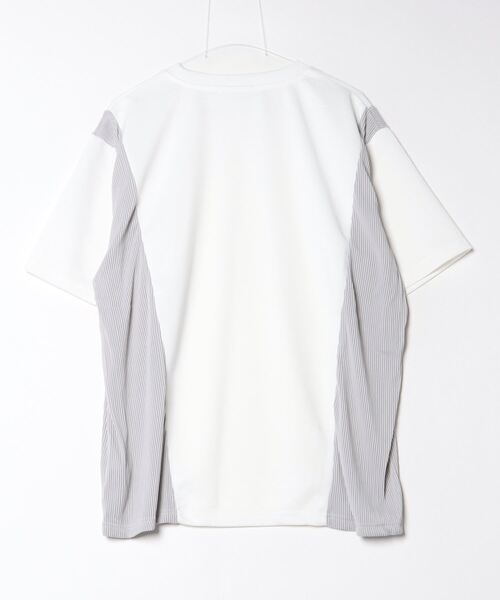Confirm(コンファーム)の「異素材切替Tシャツ(Tシャツ/カットソー・メンズ・ブラック/ホワイト/グレー・L/M)」の19枚目の写真