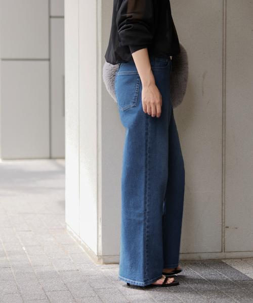 JOURNAL STANDARD relume（ジャーナルスタンダード　レリューム）の「《追加》ストレッチデニムストレート 5ポケット（デニムパンツ・レディース・ブルー系その他/ライトブルー・40/38/36）」の19枚目の写真