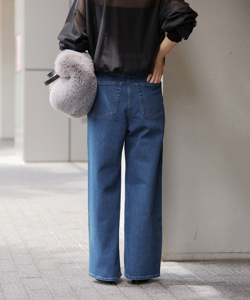 JOURNAL STANDARD relume（ジャーナルスタンダード　レリューム）の「《追加》ストレッチデニムストレート 5ポケット（デニムパンツ・レディース・ブルー系その他/ライトブルー・40/38/36）」の21枚目の写真