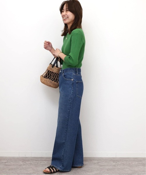 JOURNAL STANDARD relume（ジャーナルスタンダード　レリューム）の「《追加》ストレッチデニムストレート 5ポケット（デニムパンツ・レディース・ブルー系その他/ライトブルー・40/38/36）」の11枚目の写真