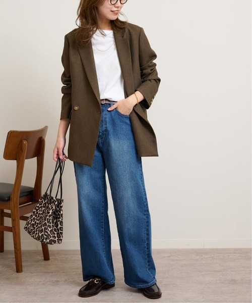 JOURNAL STANDARD relume（ジャーナルスタンダード　レリューム）の「《追加》ストレッチデニムストレート 5ポケット（デニムパンツ・レディース・ブルー系その他/ライトブルー・40/38/36）」の16枚目の写真