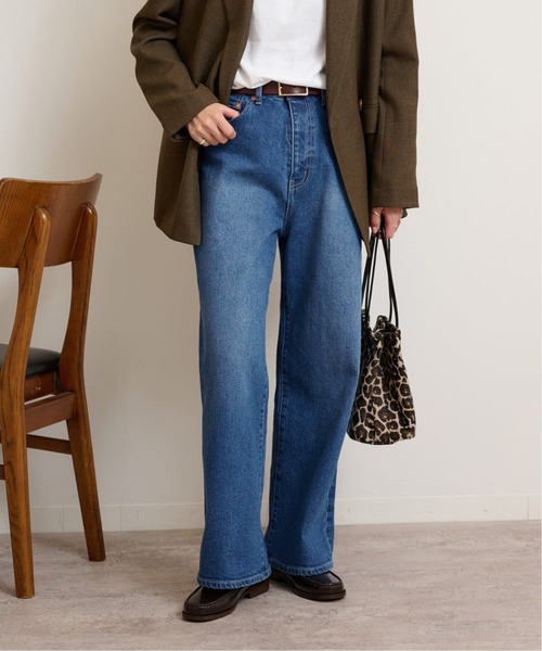 JOURNAL STANDARD relume（ジャーナルスタンダード　レリューム）の「《追加》ストレッチデニムストレート 5ポケット（デニムパンツ・レディース・ブルー系その他/ライトブルー・40/38/36）」の8枚目の写真