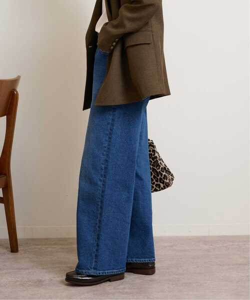 JOURNAL STANDARD relume（ジャーナルスタンダード　レリューム）の「《追加》ストレッチデニムストレート 5ポケット（デニムパンツ・レディース・ブルー系その他/ライトブルー・40/38/36）」の9枚目の写真