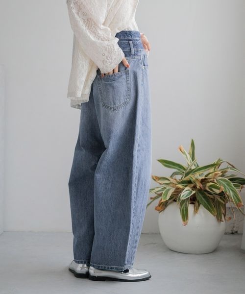 ドーナツ mtd0058 flk020224 LOWRYS FARM（ローリーズファーム）の「CONEカーブパンツ