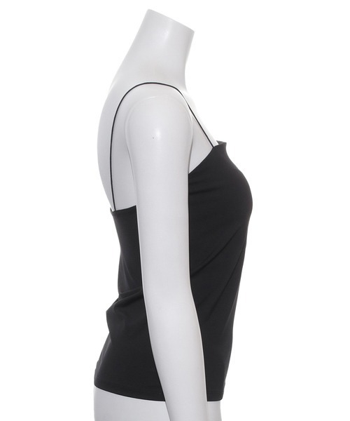 SNIDEL 黒 カップイン付きキャミトップス ONE SIZE SNIDEL（スナイデル）の「カップインキャミ（キャミソール