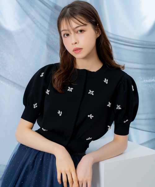 【セール】ビジューニット（ニット/セーター）｜Noela（ノエラ）