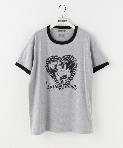 【セール】【Little Willow / リトルウィロー】LOVE SPIDER RINGER TEE EX（Tシャツ/カットソー）｜PULP/417EDIFICE（パルプフォーワンセブンエディフィス）