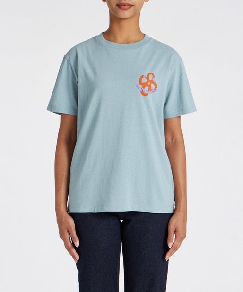 tシャツ ウィメンズ ”PS Happy Flower” 半袖Tシャツ / 245425 EC232V レディース セール】ウィメンズ 'PS Happy Flower' 半袖Tシャツ / 245425