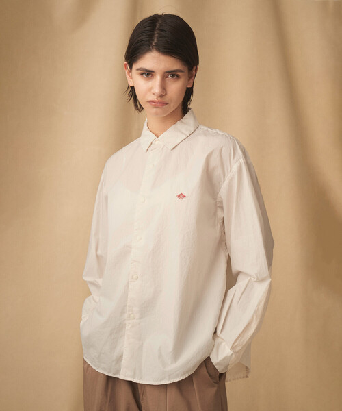 DANTON（ダントン）の「WOMEN'S TYPEWRITER CLOTH WRINKLED SHIRT