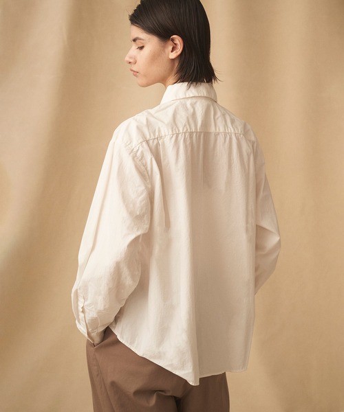 DANTON（ダントン）の「WOMEN'S TYPEWRITER CLOTH WRINKLED SHIRT