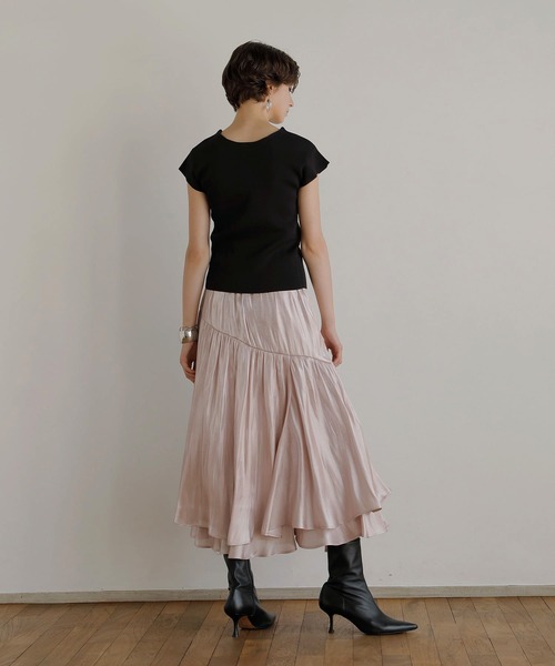 【セール】2way Button Knit Tops（ニット/セーター）｜MIELI INVARIANT（ミエリインヴァリアント）