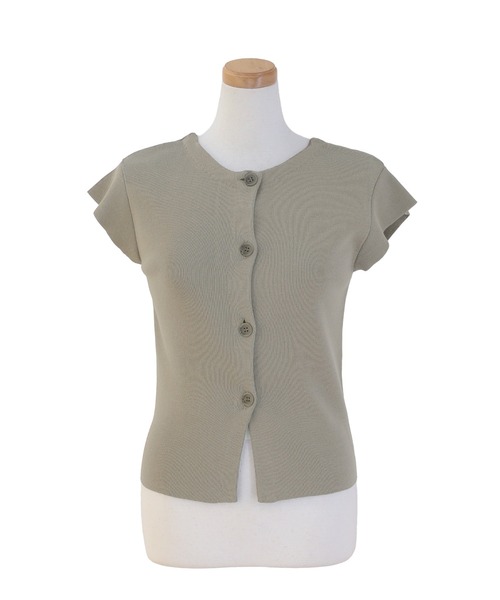 【セール】2way Button Knit Tops（ニット/セーター）｜MIELI INVARIANT（ミエリインヴァリアント）