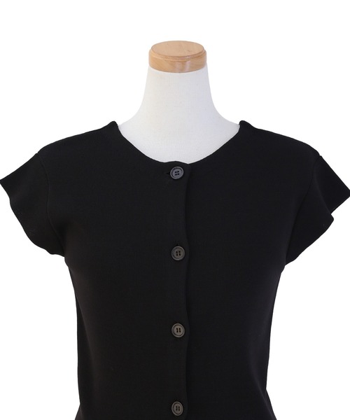 【セール】2way Button Knit Tops（ニット/セーター）｜MIELI INVARIANT（ミエリインヴァリアント）