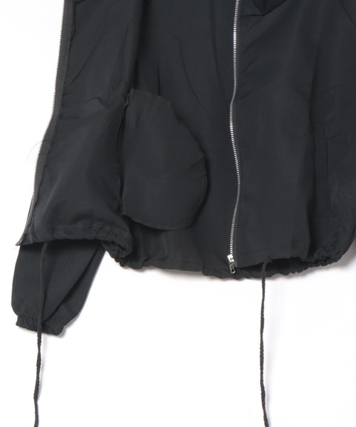urge:(アージコロン )の「【URGE:】ハイネック シャツ ジャケット(ブルゾン・レディース・ブラック/ベージュ/グリーン・SMALL/MEDIUM/LARGE/X-LARGE)」の14枚目の写真