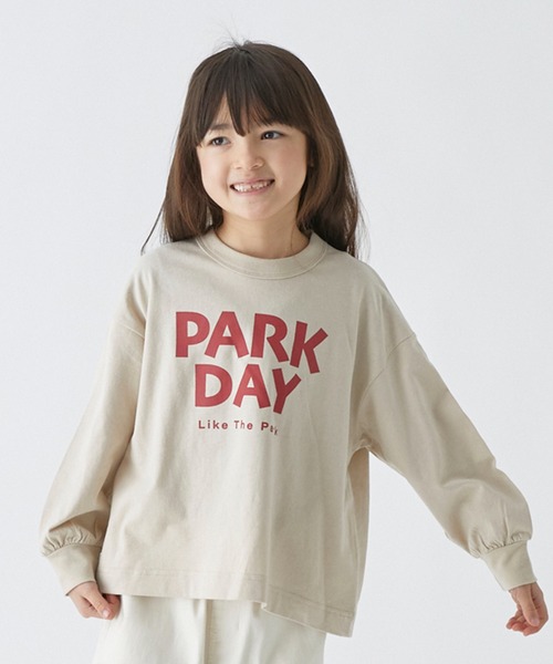 FOV（フォブ）の「FOV/フォブ PARKDAY ビッグ L/S Tシャツ（Tシャツ/カットソー・キッズ・ホワイト系その他2/アッシュグレー/ブラック・M/L/XL/S）」の2枚目の写真