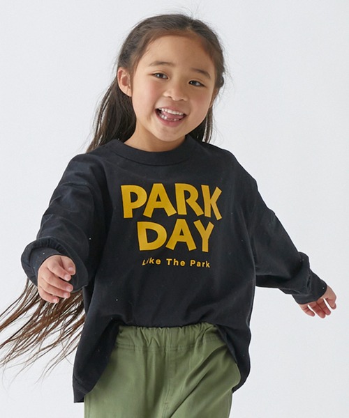 FOV（フォブ）の「FOV/フォブ PARKDAY ビッグ L/S Tシャツ（Tシャツ/カットソー・キッズ・ホワイト系その他2/アッシュグレー/ブラック・M/L/XL/S）」の3枚目の写真